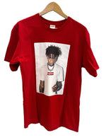 シュプリーム SUPREME 23AW NBA Youngboy ヤングボーイ プリント 赤 Tシャツ レッド Mサイズ 101MT-4452