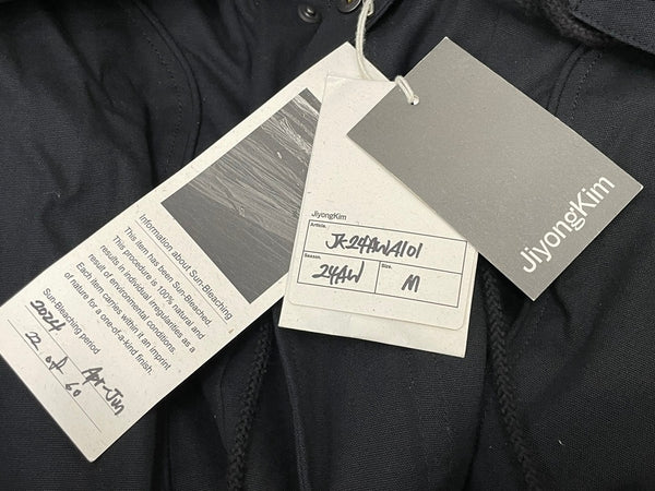 ジヨン キム JiyongKim × ALPHA 24AW Sun-Bleached MODS COAT アルファ サン ブリーチ モッズ コート JK24AWA101 ブラック M 601MT-62