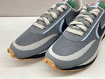 ナイキ NIKE 21年製 × CLOT クロット × SACAI  サカイ LDWAFFLE NEUTRAL GREY ワッフル ニュートラル グレー シューズ 灰 DH3114-001 メンズ靴 スニーカー グレー 28cm 104S-794