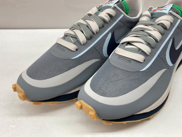 ナイキ NIKE 21年製 × CLOT クロット × SACAI  サカイ LDWAFFLE NEUTRAL GREY ワッフル ニュートラル グレー シューズ 灰 DH3114-001 メンズ靴 スニーカー グレー 28cm 104S-794