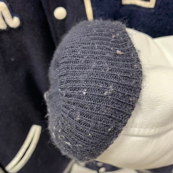 バトウィン BUTWIN スタジャン ジャケット ネイビー Lサイズ 201MT-4372