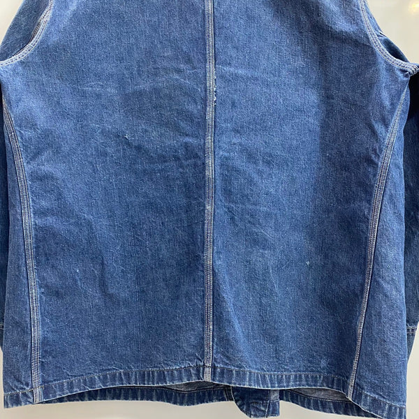 【曜日割引対象外】 リー Lee 50's 91-J デニム カバーオール ジャケット ブルー 48サイズ 201MT-4767 VB