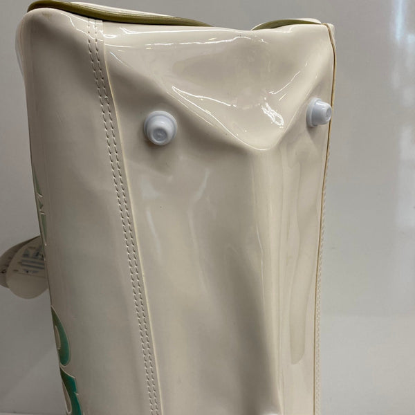 【曜日割引対象外】 アディダス adidas 80's エナメル ボストンバッグ 兼松 日本製 バッグ メンズバッグ ボストンバッグ ホワイト 201goods-805 VB