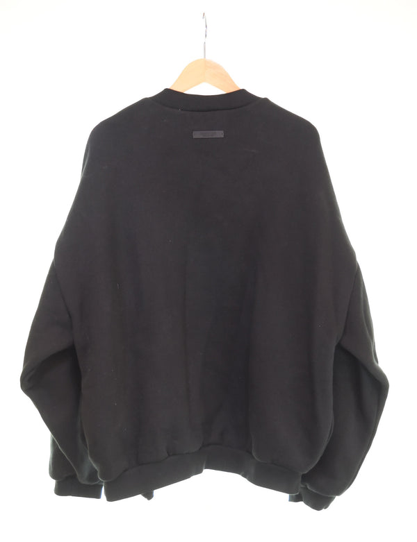 エフオージー エッセンシャルズ FOG ESSENTIALS 28FW FEAR OF GOD STATE プリントスウェット 起毛 スウェット ブラック Mサイズ 103MT-2805