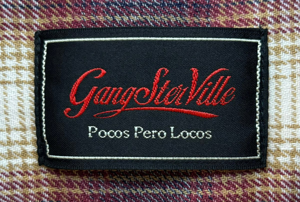 ギャングスタービル GANGSTERVILLE ライアット オブ マース ロングスリーブ チェック シャツ  Riot of Mirth L/S Check Shirts GSV-21-SS-15 長袖シャツ マルチカラー XLサイズ 201MT-2739