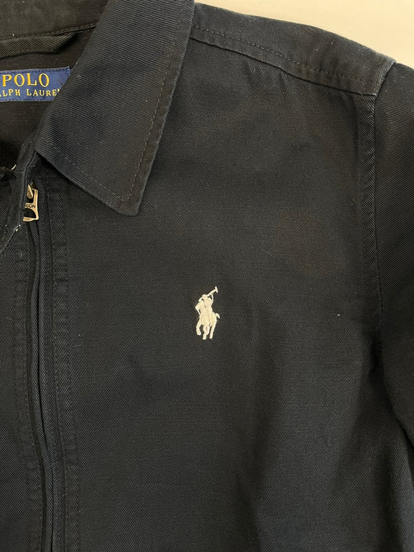 ラルフローレン RalphLauren コットン スイングトップ 黒 ジャケット ブラック Sサイズ 101LT-159
