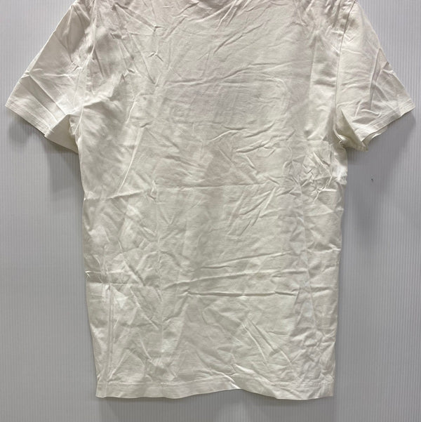 ラコステ LACOSTE デカワニ 刺繍 TH7085 Tシャツ ホワイト Mサイズ