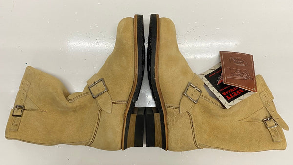 【曜日割引対象外】 レッドウィング RED WING エンジニアブーツ PT99前期 低ベルト 8268 メンズ靴 ブーツ エンジニア ベージュ 26cmサイズ 201-shoes1461 VB