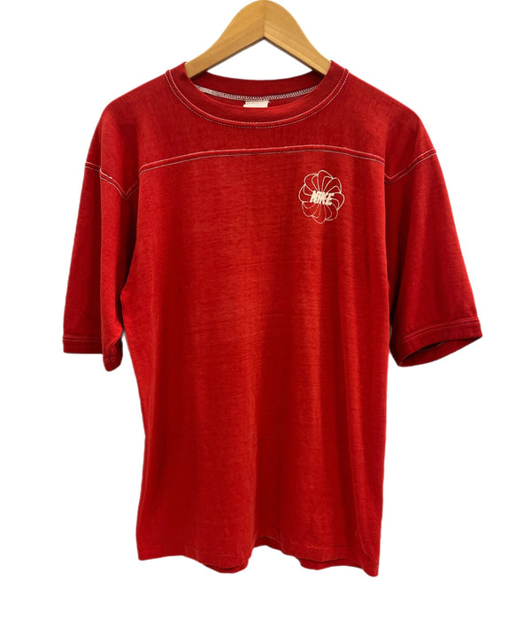 ナイキ NIKE 70's～80's 70～80年代 風車ナイキ フットボールT vintage ヴィンテージ - Tシャツ レッド 101MT-4129