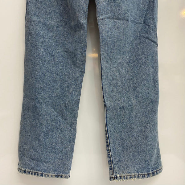 【曜日割引対象外】 ダブルアールエル RRL USA製 ボタンフライ デニムパンツ デニム ブルー 29/30サイズ 201MB-1076 VB