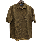 【曜日割引対象外】 ラルフローレン Polo By Ralph Lauren 90's BONNARD シルク リネン 半袖シャツ イエロー Mサイズ 201MT-4540 VB