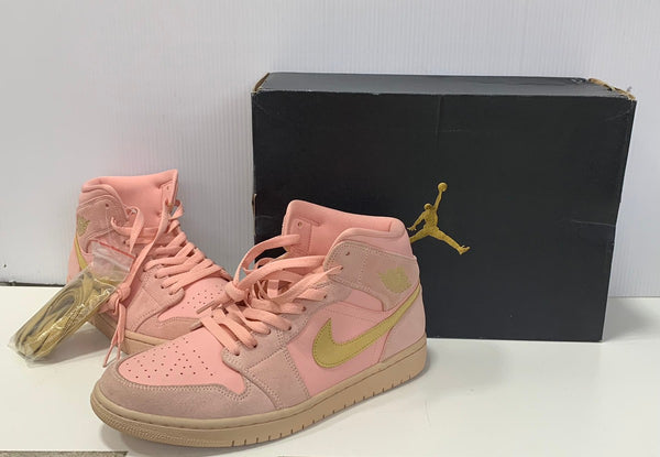 ナイキ NIKE AIR JORDAN 1 MID "CORAL/GOLD" 852542-600 メンズ靴 スニーカー ピンク 28サイズ 201-shoes1023