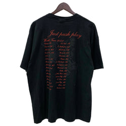 【曜日割引対象外】 バンド band エアロスミス Aerosmith 2001 WORLD TOUR Tシャツ ブラック XLサイズ 201MT-3599 VB