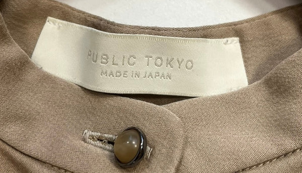 パブリックトウキョウ PUBLIC TOKYO レイヤードセットジャガードワンピース ワンピース ベージュ フリーサイズ FREE 101LT-169