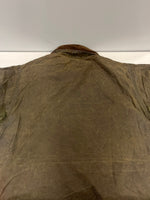 バブアー Barbour 90's 90年代 3ワラント BORDER ボーダー ワックス コットン オイルドジャケット コート VINTAGE ヴィンテージ A200 C44 ジャケット カーキ 101MT-5400