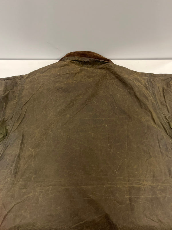 バブアー Barbour 90's 90年代 3ワラント BORDER ボーダー ワックス コットン オイルドジャケット コート VINTAGE ヴィンテージ A200 C44 ジャケット カーキ 101MT-5400