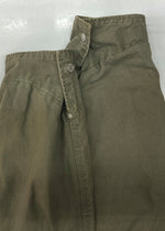 ラルフローレン RalphLauren 90s DUCK JACKET ダック ジャケット ワーク 革パッチ 襟コーデュロイ 裏地ブランケット USA製 アウター 緑 ジャケット ロゴ カーキ XLサイズ 104MT-1380