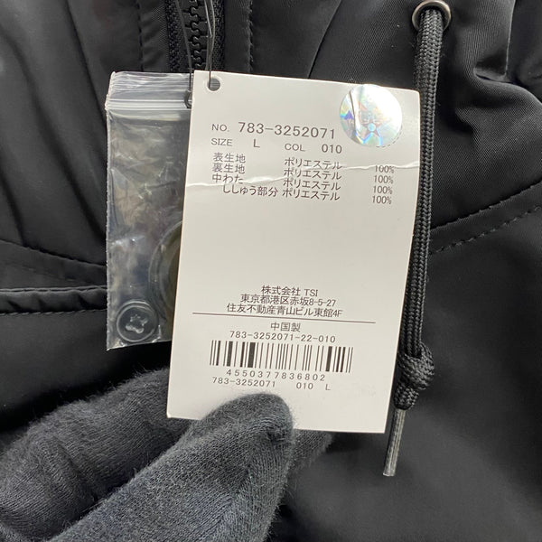 アヴィレックス AVIREX 中綿 フライトジャケット 783-3252071 ジャケット ブラック Lサイズ 201MT-3904