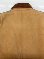 カーハート Carhartt MICHIGAN CHORE COAT ミシガン チョア コート ダック カバーオール 裏ブランケット ボタン アウター ジャケット 茶 C01 BRN サイズ 40 ジャケット ロゴ ブラウン 104MT-1878