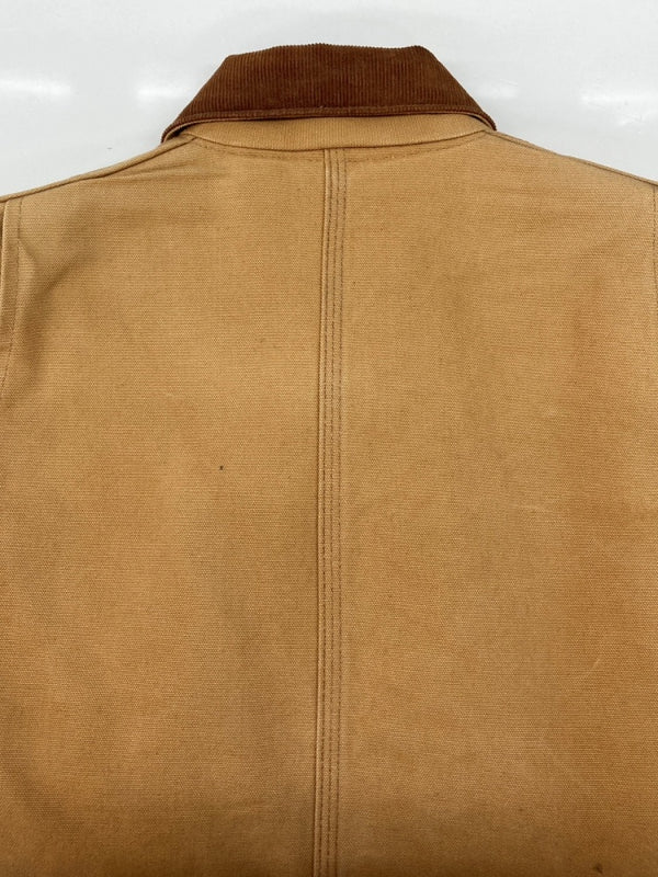 カーハート Carhartt MICHIGAN CHORE COAT ミシガン チョア コート ダック カバーオール 裏ブランケット ボタン アウター ジャケット 茶 C01 BRN サイズ 40 ジャケット ロゴ ブラウン 104MT-1878