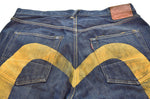 エヴィス EVISU Lot2000 No2 イエロービッグカモメ デニムパンツ LOT2000 デニム ブルー 38 103MB-551