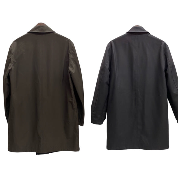 【曜日割引対象外】 ブルックスブラザーズ Brooks Brothers リバーシブル ステンカラーコート イタリア製 コート ブラウン Sサイズ 201MT-4325 VB