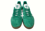 アディダス adidas 23年製 GAZELLE SHOES ガゼル シューズ スエード ガムソール 緑 白 ID6106 メンズ靴 スニーカー グリーン 28cm 104-shoes370