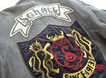 ショット SCHOTT ヴィンテージ加工 レザー クラシック レーサー シングル ライダース ジャケット ジャケット グレー LLサイズ 103MT-1750