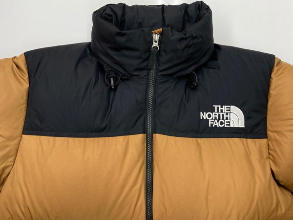 ザノースフェイス THE NORTH FACE NUPTSE JACKET ヌプシジャケット ダウン アウター アウトドア 茶 キャメル ND91841 ジャケット ロゴ ブラウン Lサイズ 104MT-2096