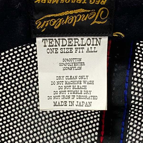【中古】テンダーロイン TENDERLOIN TRUCKER CAP MESH BS メッシュキャップ 帽子 メンズ帽子 ブラック フリーサイズ 201goods-554