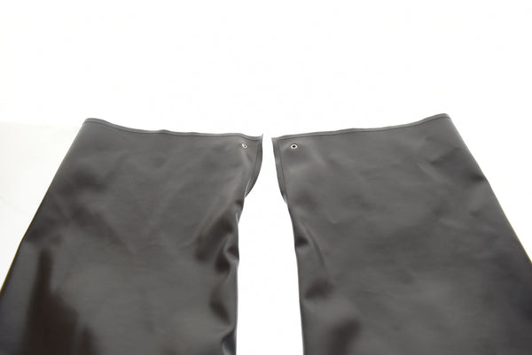 エムエムシックス MM6 Maison Margiela 22ss フェイクレザークロップドパンツ メゾンマルジェラ S52KA0333 ボトムスその他 ブラック 103LB-8