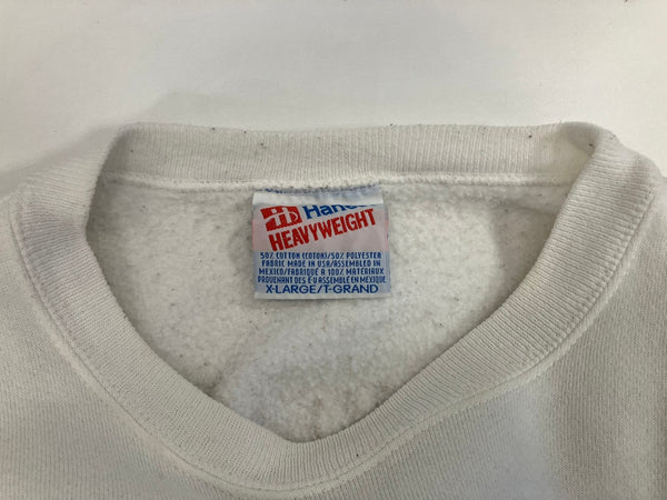 ヴィンテージ vintage 90's 90年代 Hanes CONGO THE MOVIE コンゴ ©1995 paramount pictures ムービー 映画 MADE IN USA アメリカ製 XL スウェット ホワイト LLサイズ 101MT-3927