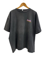 パタゴニア PATAGONIA 90s Vintage ヴィンテージ 雪なしタグ USA製 生態系 絶滅危惧種 プリントTシャツ 半袖カットソー 墨黒 XL Tシャツ ブラック LLサイズ 101MT-4700