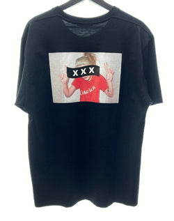 ゴッドセレクション GOD SELECTION XXX 20SS LOGO PRINT TEE ロゴ プリント Tシャツ coke is it 半袖 黒 - Tシャツ プリント ブラック Lサイズ 104MT-212