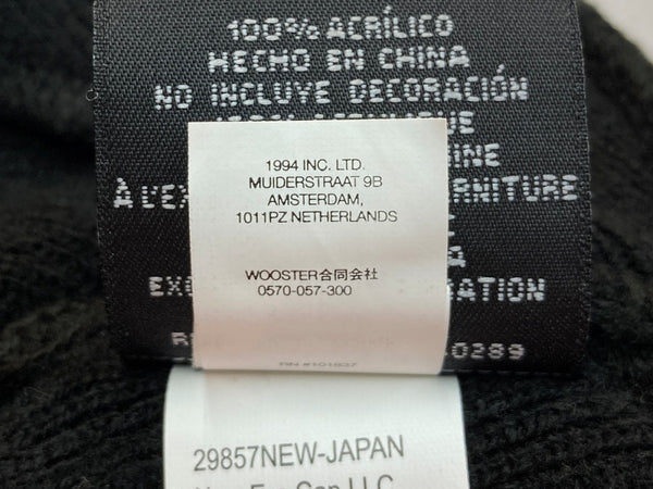 シュプリーム SUPREME 22AW S LOGO BEANIE ロゴ ビーニー New Era ツノ ニット帽 帽子 黒 帽子 メンズ帽子 ニット帽 ロゴ ブラック 104H-45