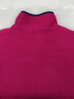 パタゴニア Patagonia SYNCHILLA SNAP-T シンチラ スナップ ハーフボタン フリース プルオーバー アウトドア ピンク 紫 25530 ジャケット ロゴ パープル Mサイズ 104MT-1740