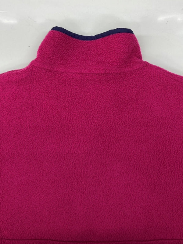 パタゴニア Patagonia SYNCHILLA SNAP-T シンチラ スナップ ハーフボタン フリース プルオーバー アウトドア ピンク 紫 25530 ジャケット ロゴ パープル Mサイズ 104MT-1740