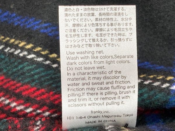 ウィンダンシー WIND AND SEA CPO SHIRT JACKET シャツ ステンカラー フロントボタン ロゴ 刺繍 WDS-O-GEN-23-Q2-JK-06 ジャケット チェック マルチカラー Lサイズ 104MT-1882