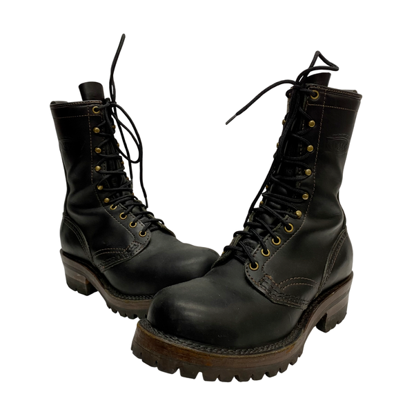 【曜日割引対象外】 ウエスコ Wesco Jobmaster 11年製 メンズ靴 ブーツ ワーク ブラック 25.5cmサイズ 201-shoes1213 VB