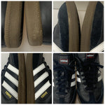 アディダス adidas Samba Leather 19000 メンズ靴 スニーカー ブラック 26.5cmサイズ 201-shoes1241