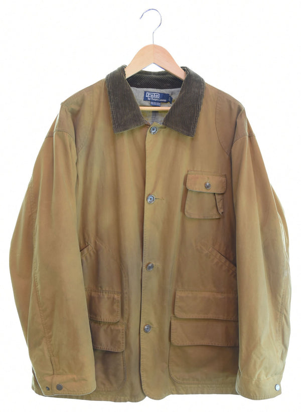 ラルフローレン RalphLauren 90s オイルドハンティングジャケット  ジャケット ベージュ Lサイズ 103MT-2561