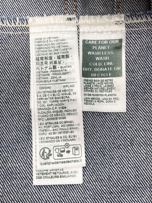 リーバイス Levi's levi's premium リーバイス プレミアム TYPE I TRUCKER トラッカージャケット 紺 ジャケット 無地 ネイビー XLサイズ 104MT-2205