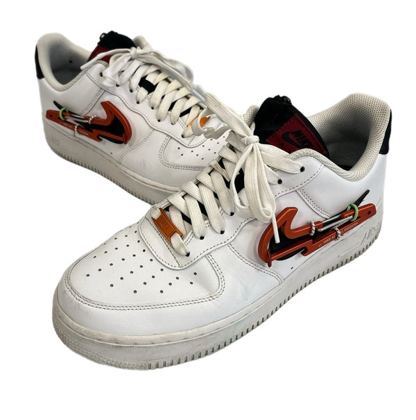 ナイキ NIKE Air Force 1 Low Premium Karabiner Swoosh エアフォース 1 ロー プレミアム カラビナ スウッシュ 白 DH7579-100 メンズ靴 スニーカー ホワイト 28cm 101sh-2125