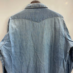 【曜日割引対象外】 ビッグマック BIG MAC 70's JCPenney デニムウエスタンシャツ 長袖シャツ ブルー 201MT-4641 VB