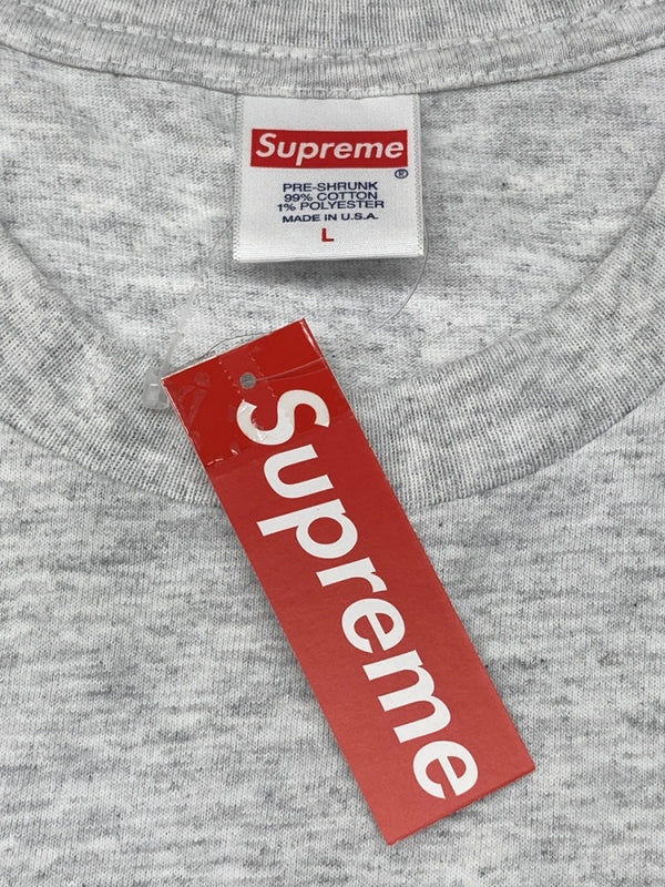 シュプリーム SUPREME × Thrasher スラッシャー Multi Logo L/S Tee マルチ ロゴ ロング スリーブ Tシャツ 長袖 灰 ロンT ロゴ グレー Lサイズ 104MT-1825