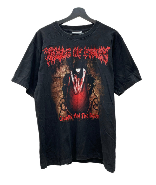バンド band Cradle Of Filth クレイドル・オブ・フィルス 音楽T バンT THE ROXX 黒 Tシャツ プリント ブラック Lサイズ 104MT-1852