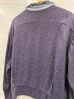 ヴィンテージ vintage 50s 50's 50年代 レーヨン ギャバジンジャケット 絣 かすり ギャバ SERVAL ZIPPER VINTAGE ヴィンテージ 青 ジャケット ブルー 101MT-5198