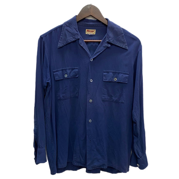 【曜日割引対象外】 ヴィンテージ vintage 40's~ 長袖シャツ ブルー 201MT-3530 VB