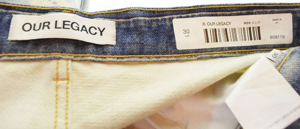 アワーレガシー OUR LEGACY THIRD CUT Digital Denim Printデニムパンツ M4205TDD デニム ブルー 30 103MB-464