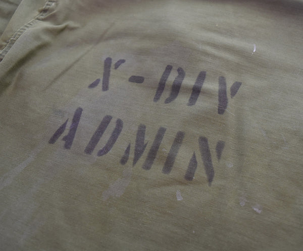 ミリタリー Military 70s 80s USNAVY A-2 DECK JACKET 70's 80's アメリカ海軍 デッキジャケット ステンシル ジャケット カーキ Sサイズ 103MT-3354